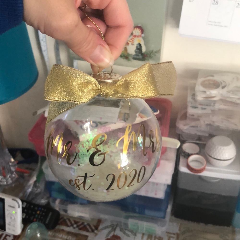 🛍️ Glass Marriage 2020 Ornament